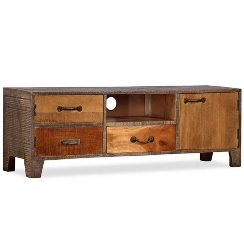 Rustika Rowe -  TV Cabinet Solid Wood Vintage 118x30x40 cm